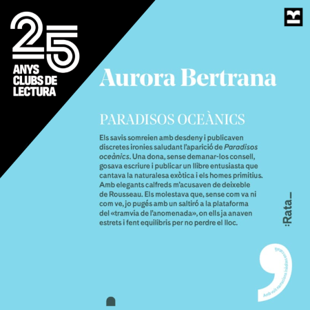 Coberta de Paradisos oceànics, d’Aurora Bertrana
