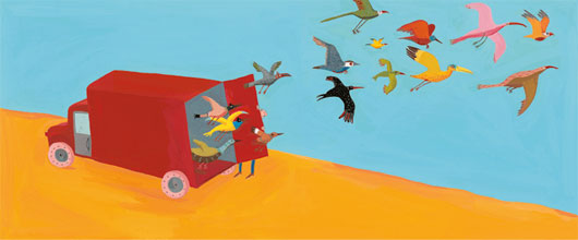 Los pájaros - Germano Zullo