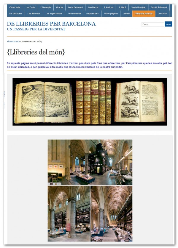 De llibreries per Barcelona