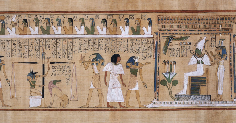Papir de Hunefer (ca. 1275 a. C.) © The Trustees of the British Museum