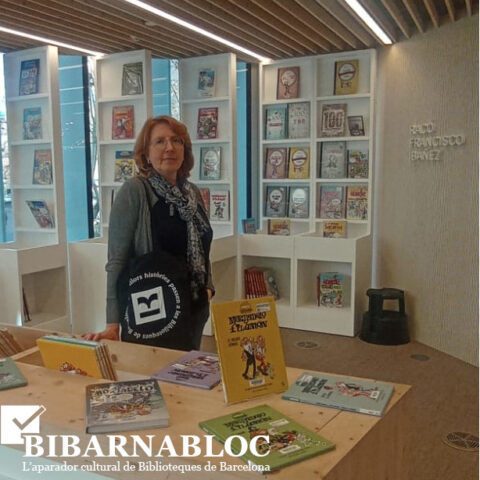 La Biblioteca Gabriel García Márquez entrevista l’Àngels, guanyadora del concurs de desembre del Bibarnabloc