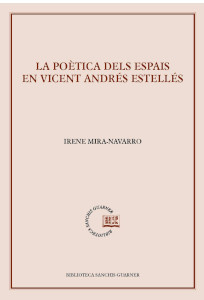 Coberta de La poètica dels espais en Vicent Andrés Estellés