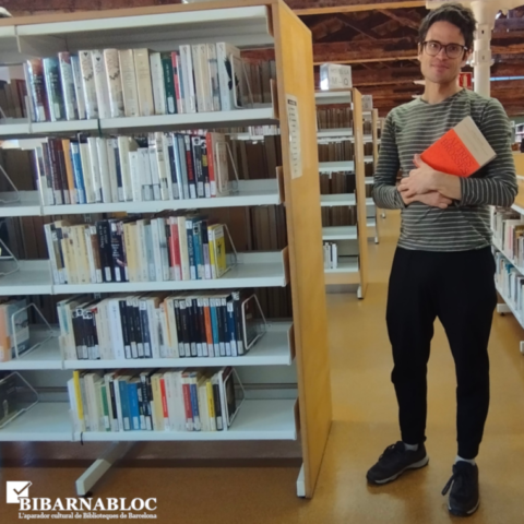 Fotografia de Sergi, guanyador del concurs del mes de novembre del Bibarnabloc a la Biblioteca Vapor Vell