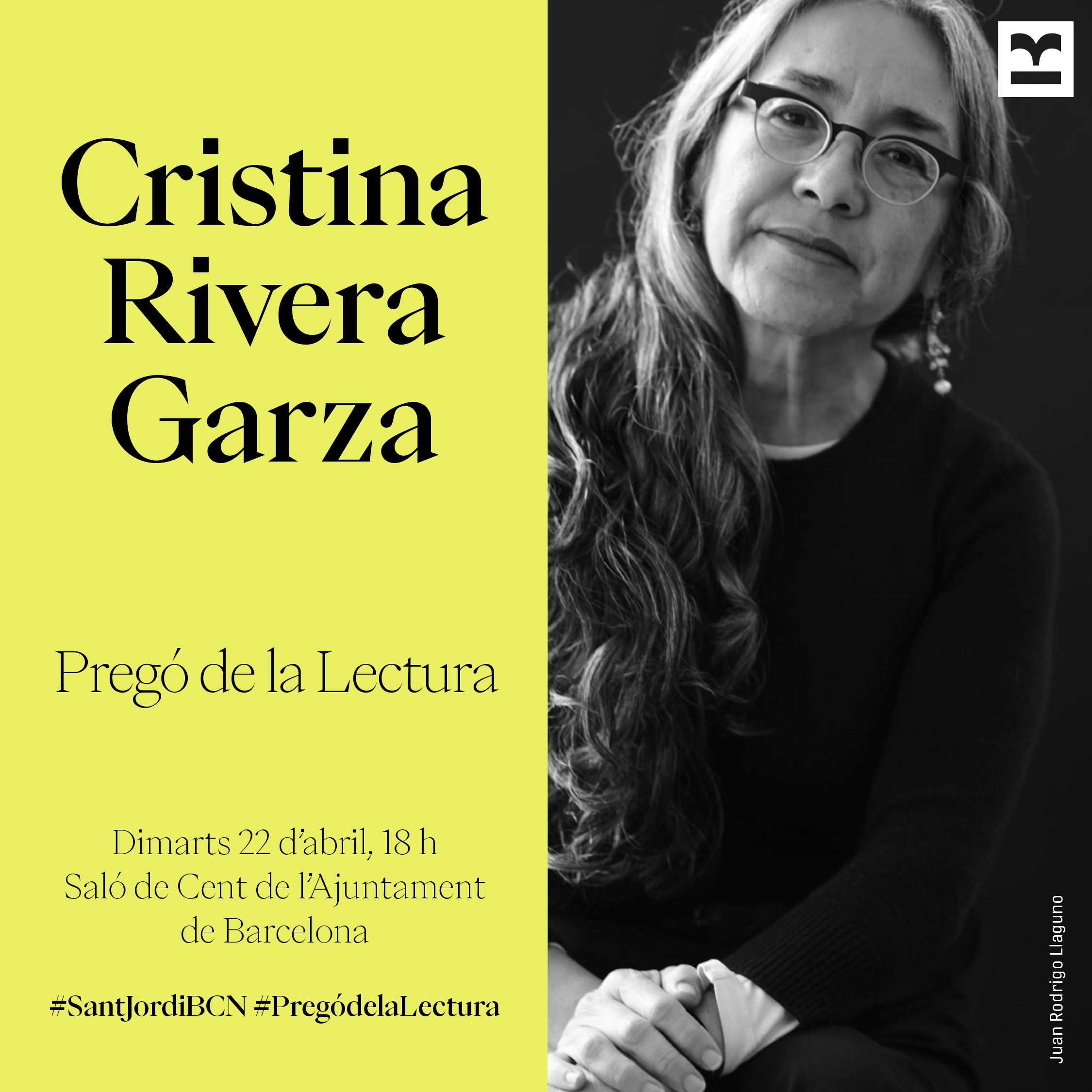 Fotografia de l'escriptora Cristina Rivera Garza