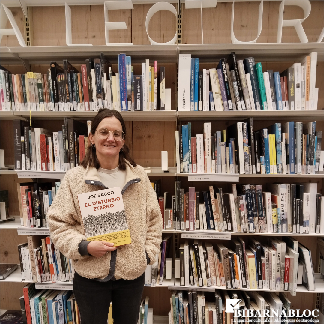 Ana, guanyadora del concurs del Bibarnabloc a la Biblioteca Gabriel García Márquez