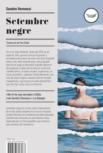 Coberta de Setembre Negre de Sandro Veronesi
