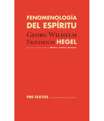 Coberta de Fenomología del espíritu